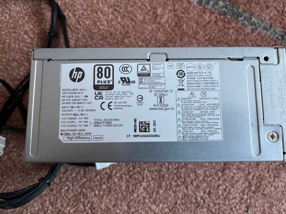 Zasilacz HP DPS-450AB-30A HP Z2 G9 SFF