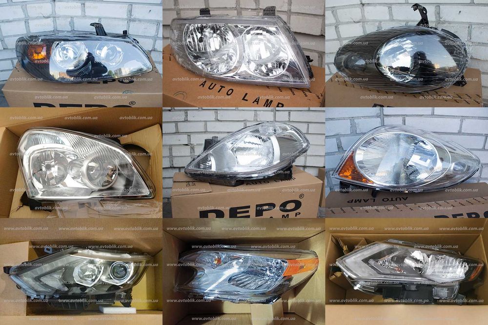Фара Nissan Almera, Altima, Juke, Micra, Note, Tiida, Qashqai, Rogue