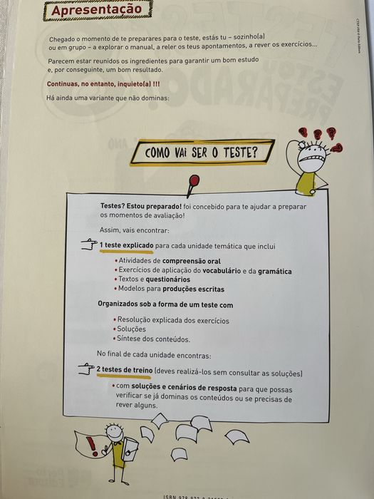 Testes? Estou preparado! Francês 8.º ano