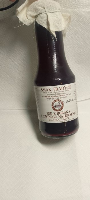 Sok z buraka kiszonego naturalnie