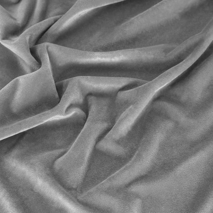Obrus bieżnik 60x120 Soft popielaty welurowy