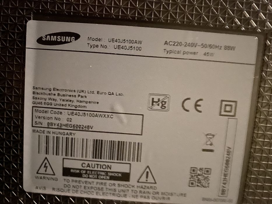 TV LCD Samsung 40”