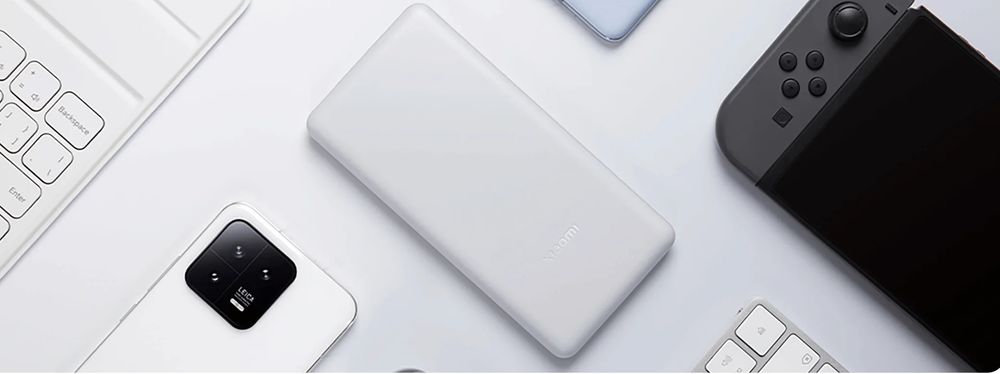 Xiaomi Power Bank 10000Mah 22,5W Lite P16Zm Gris Claro Mi Powerbank 2Xusb 1X Usb C