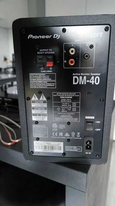 Aktywne Monitory Pioneer DJ DM40. Głośniki DJ