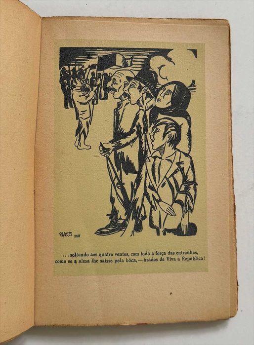 1925, Silva Tavares, Consumatum Est... Ilustrado por Octavio Sérgio.