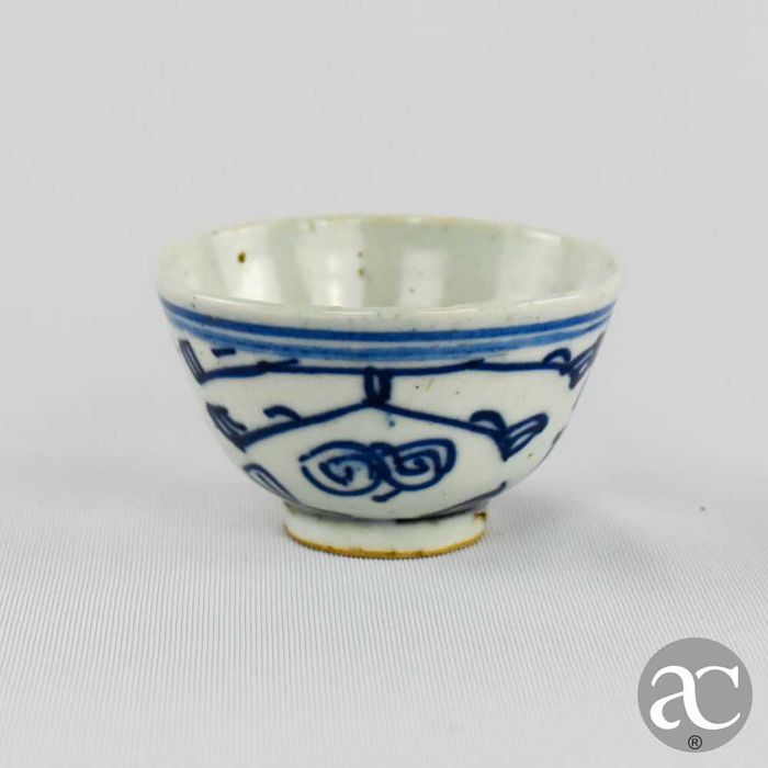 Taça porcelana da China, dinastia Qing, símbolo de dupla felicidade n3