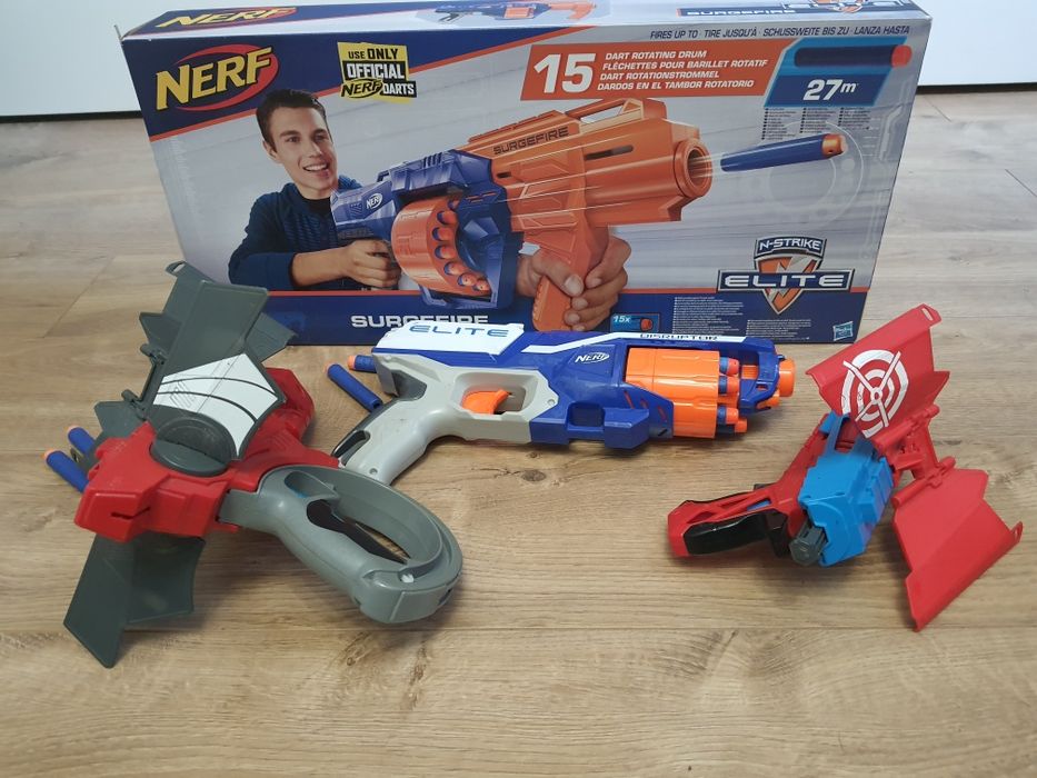 Nerf Disruptor Elite + 2x Boomco Zestaw