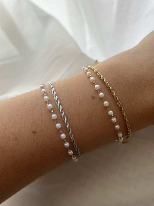 Pulseiras de aço inoxidavel