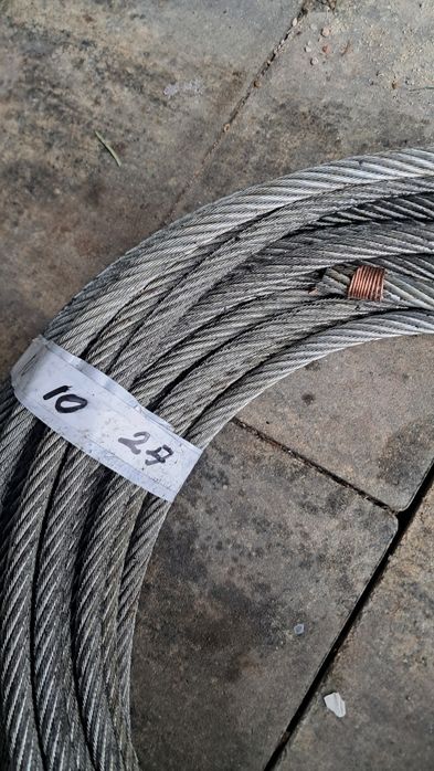 Lina stalowa 10 mm 27 mb