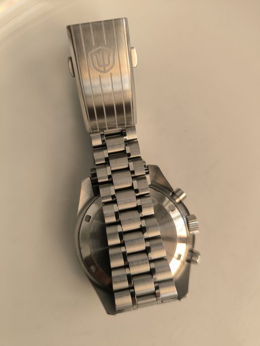 Relógio cronógrafo marca Watchdives 39mm movimento VK63