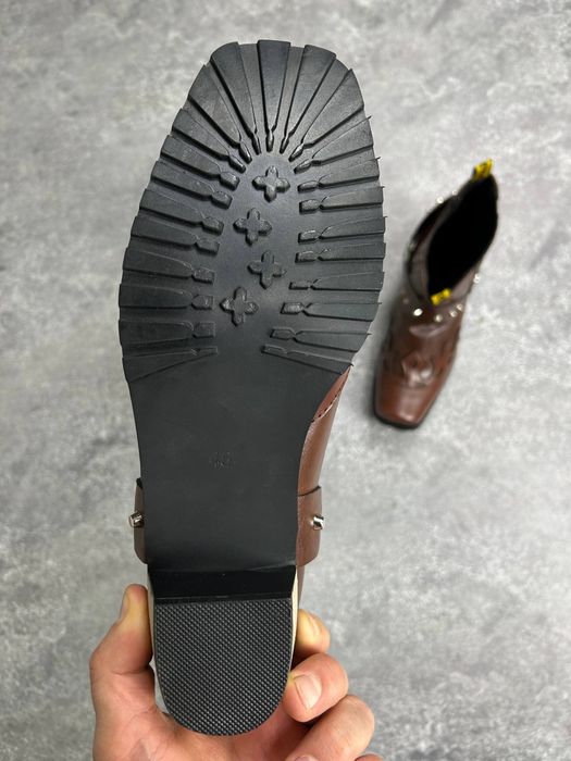 Чоботи авангард архів коричневі archive boots opium shoes авангардні черевики avangard boots ботинки архив авангард 39 40 41 42 43