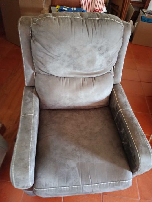 Cadeirão poltrona qualidade relax elevação eletrico com aquecimento tipo hospitalar geriátrico idosos + 1 poltrona eletrica low cost