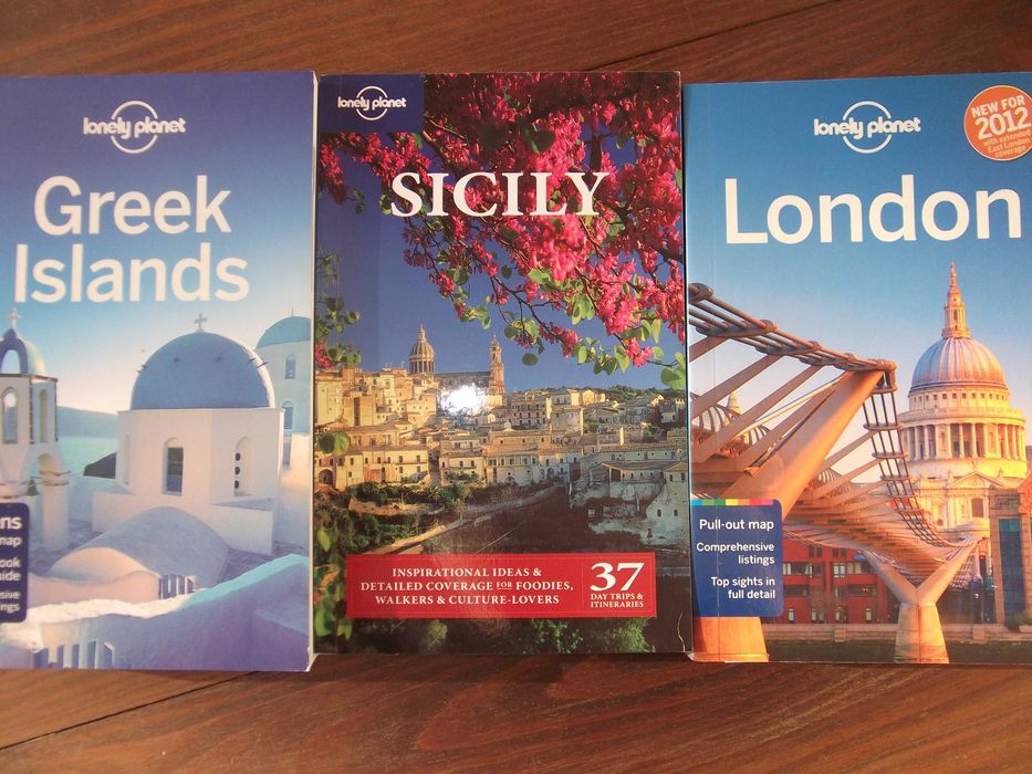Livros guias viagem inglês / English books travel guides-Lonely Planet