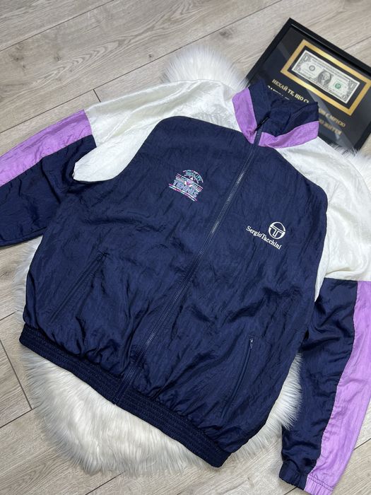 Мужской Нейлоновый костюм Vintage Sergio Tacchini Tenis Adidas L-XL