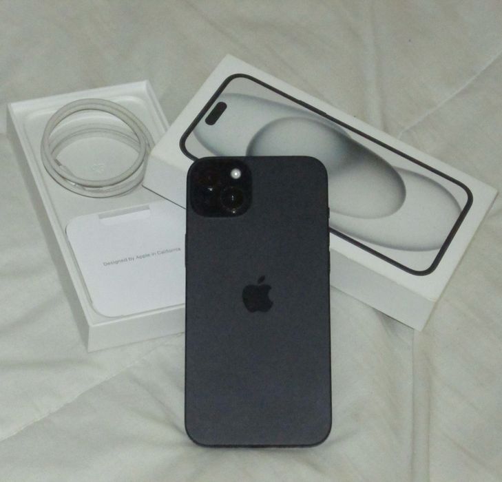 iPhone 15 Plus 256 GB– Como novo, com caixa e acessórios originais