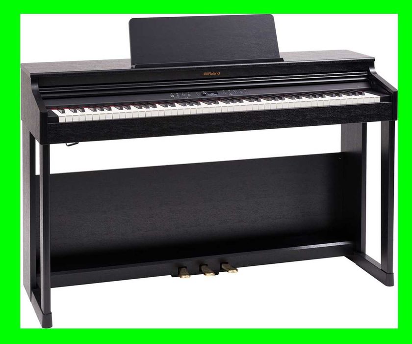 ROLAND RP701 CB Czarne Nowoczesne Pianino Cyfrowe
