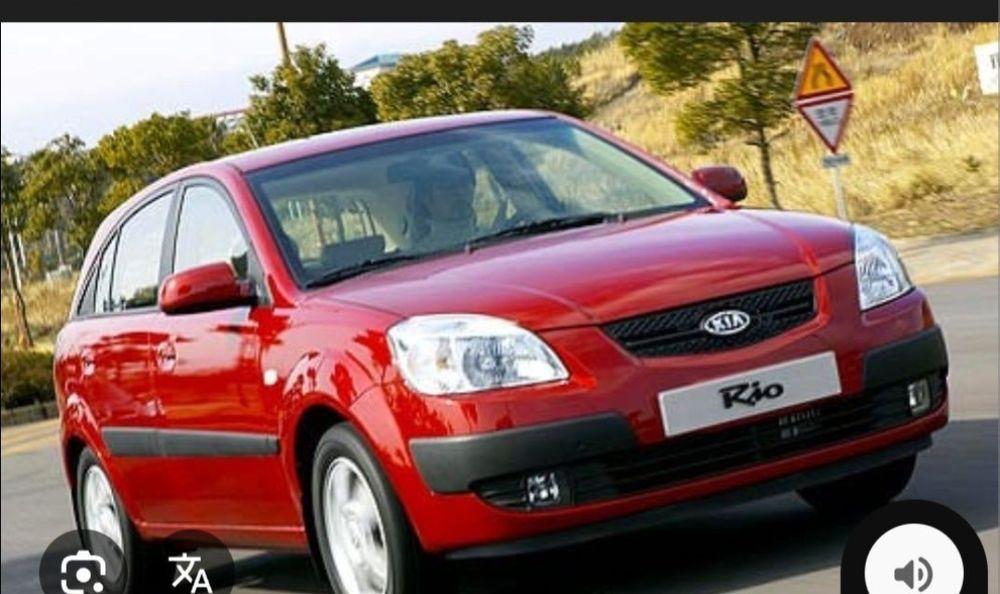 Фара левая kia rio