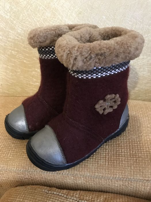 Зимові  теплі дитячі сапожки, валянки ,Шалунішка  25-26  роз