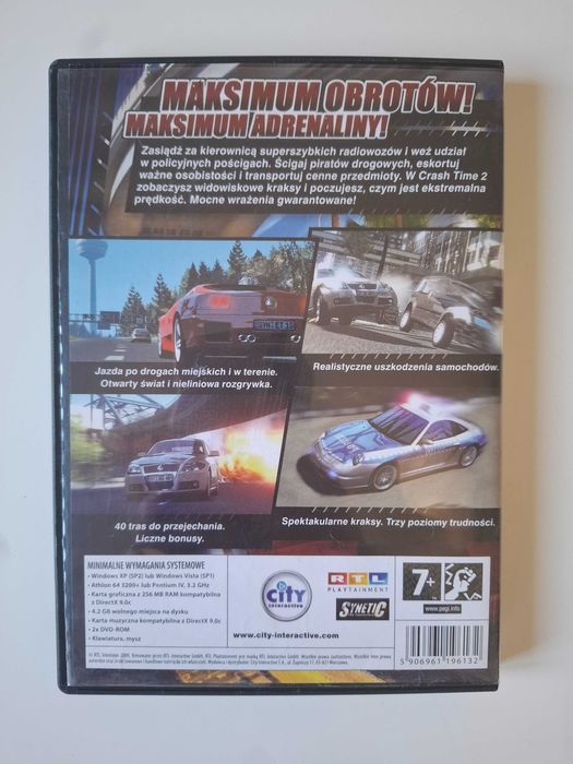 !Jak nowa! Gra komputerowa Crash Time II + Thief Deadly Shadows