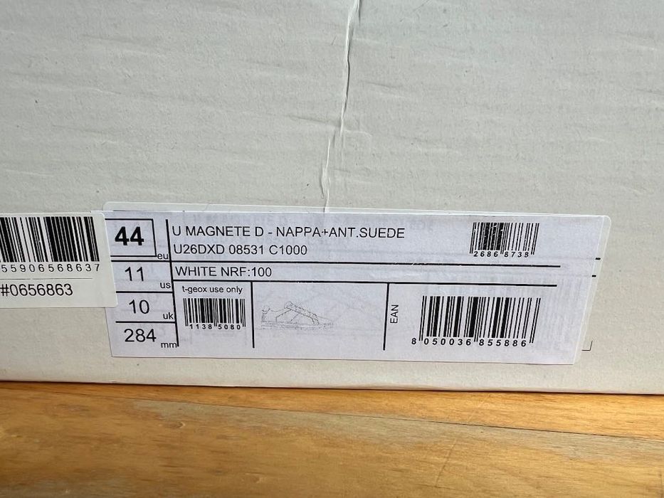 Skórzane sneakersy Geox roz.44