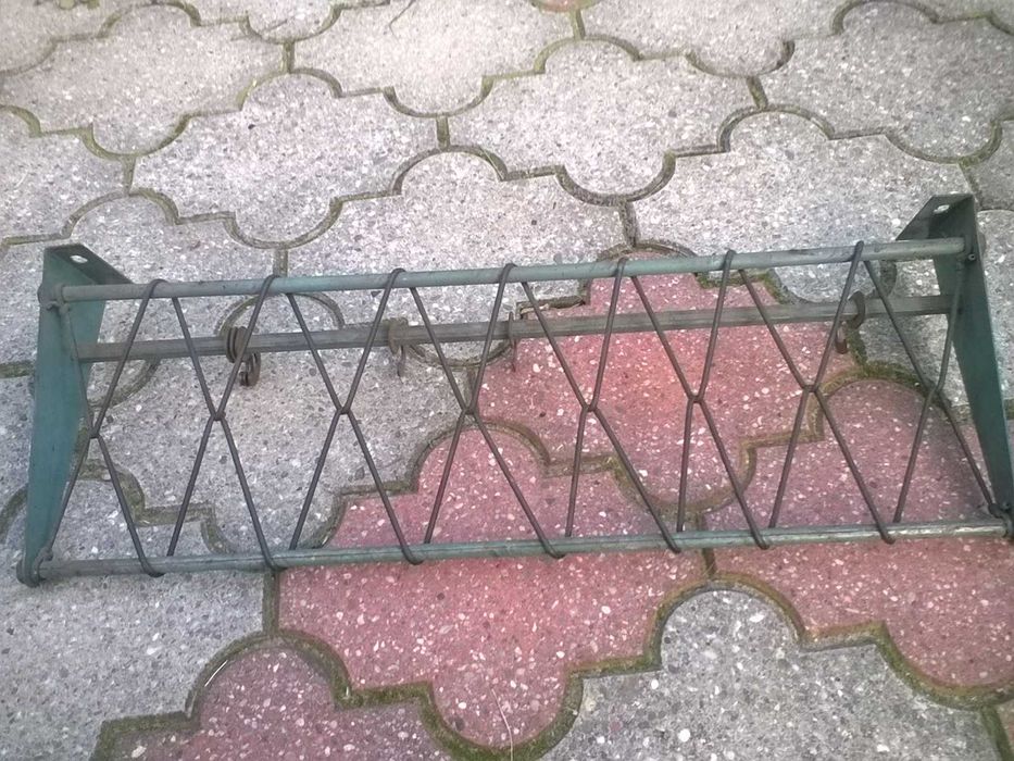 Wieszak na garderobę metalowy prl