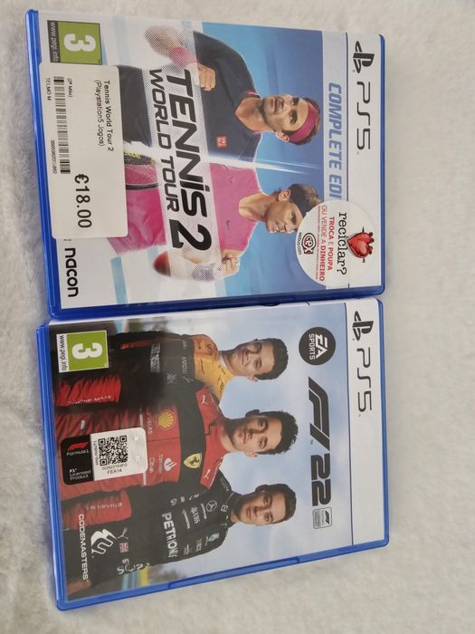 Vendo F1 2022 e Tennis world tour 2