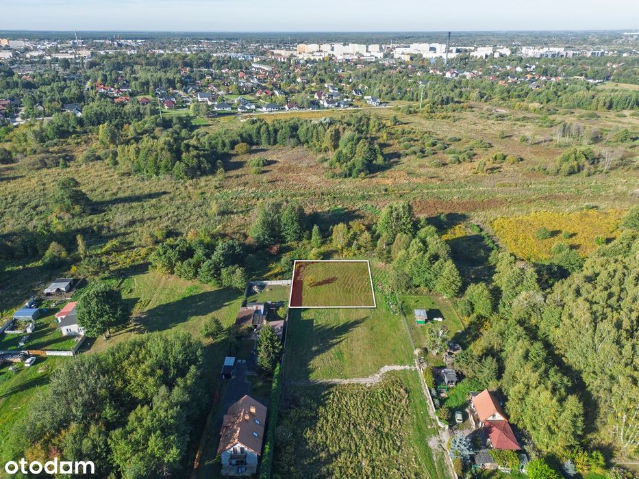 Działka budowlana 967m²✮MPZP✮Prąd✮Woda✮Światłwód✮ - Widok 3
