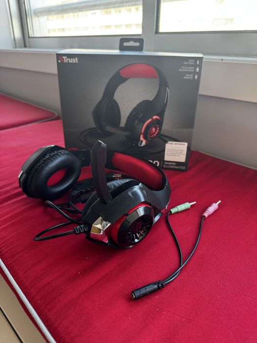 Auscultadores Gaming GXT 313 Nero Illuminated