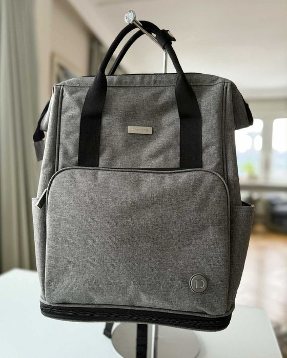 Nowa torba/plecak marki Davidts – szara | elegancka i praktyczna