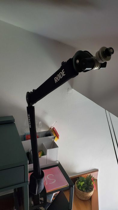 Shure SM7B Microphone with audiobox, boom arm and cable