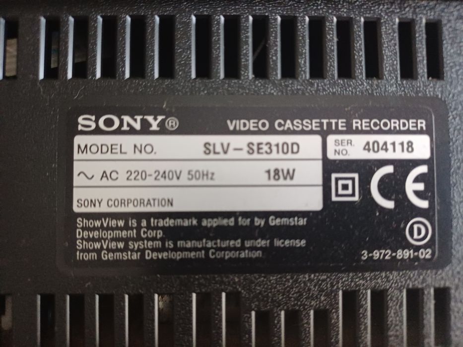 Video Sony SLV-SE3100
