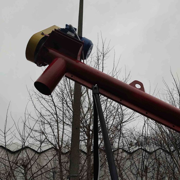 Шнековий навантажувач,гвинтовий конвеєр,Ø 108, 133, 159,протруювач