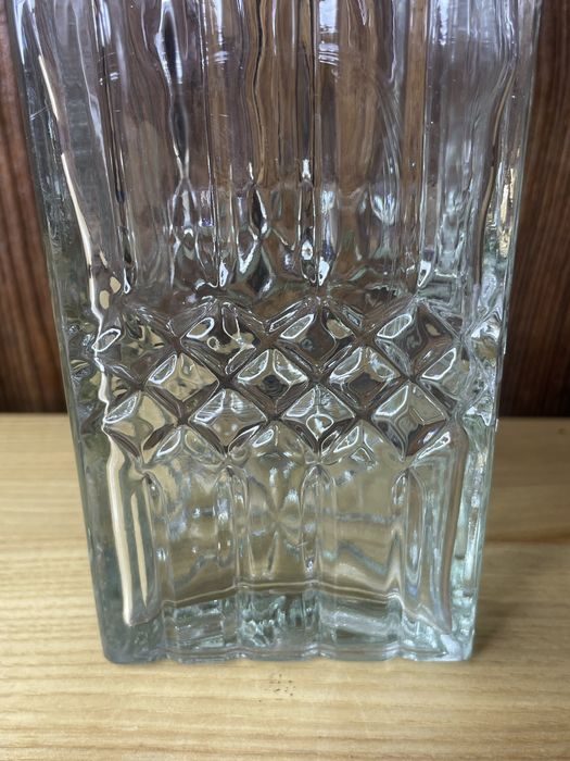 Karafka szklana szkło PRL K724