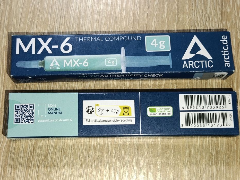 Термопаста Arctic MX-4+лопатка оригінал!!! 4грами. МX-6 4грами