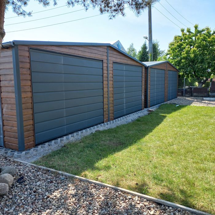 Garaż blaszany 6x6 (dowolne wymiary pomiar montaż Konstrukcja profil