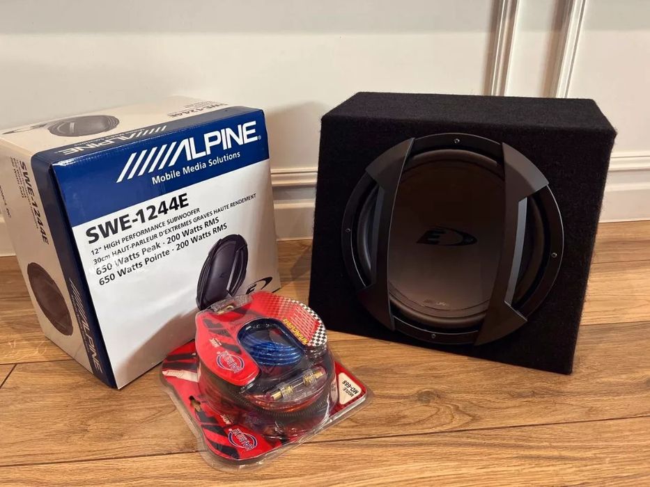 Сабвуфер Alpine SBG-1244 30см сабвуфер алпайн