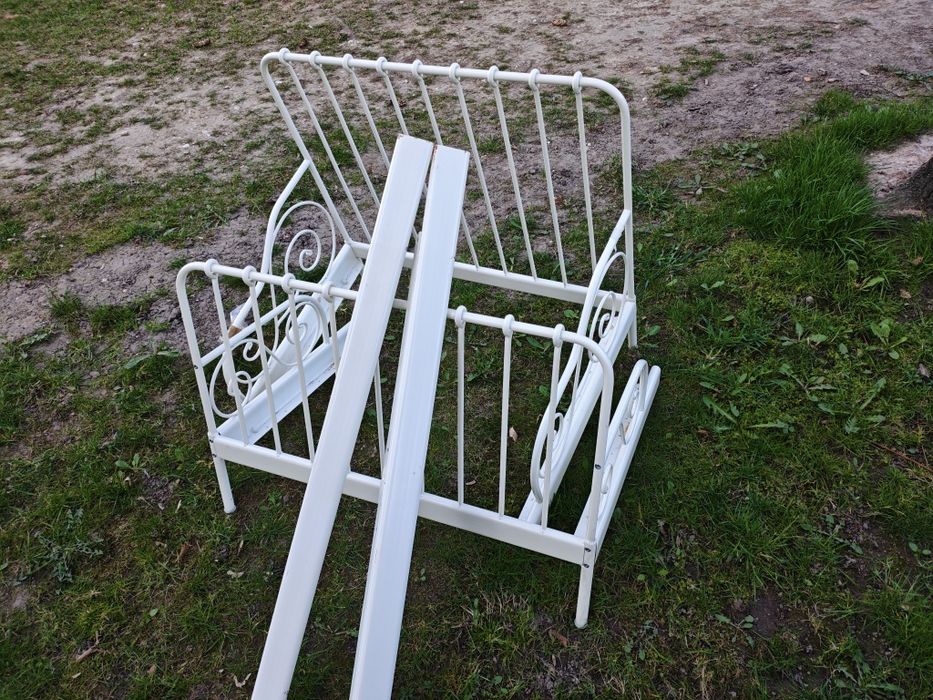 Łóżko metalowe lkea