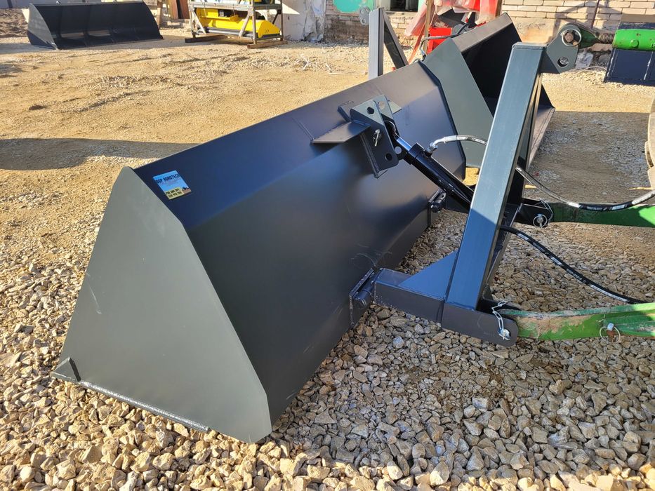 Łyżka/ łycha na tył ciągnika/ przedni TUZ z KIPREM HYDRAULICZNYM dowóz