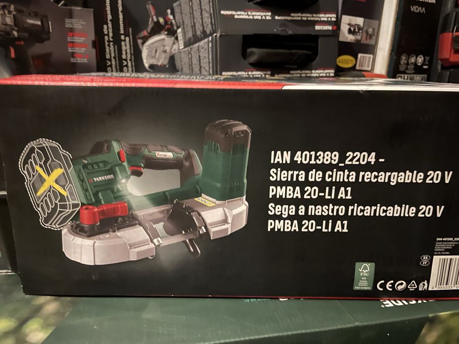 Serra de fita Parkside 20v
