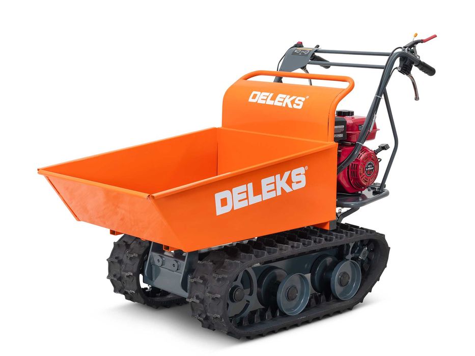 Mini dumper de largatas DELEKS® MD-500EL – Motor Lifan 6.5 cv – 300 kg
