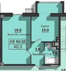 1к квартира ЖК Сокіл! ГАЗ! ВАУЧЕР; єВідновлення; БЕЗ  комісія