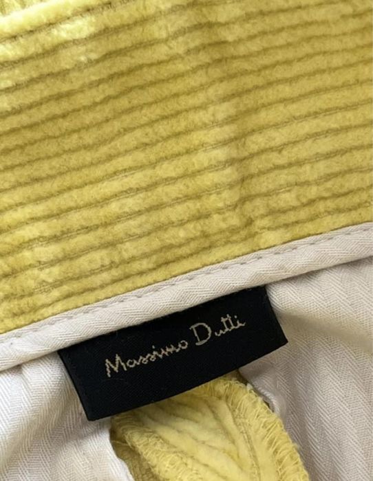 Massimo Dutti spodnie sztruksowe roz 34