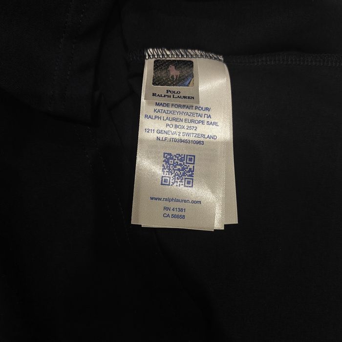 Granatowy męski t-shirt Polo Ralph Lauren w rozmiarze L