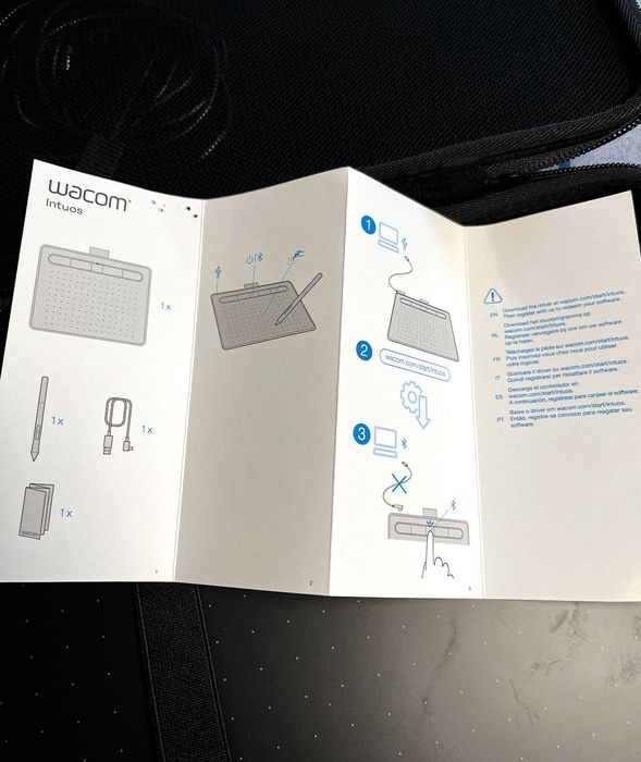 Mesa Digitalizadora Wacom Intuos M Bluetooth | Preto