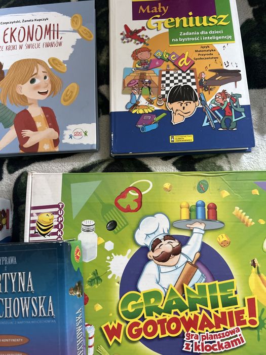 Zestaw gier puzzle, memory  Granie w gotowanie i inne
