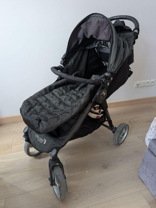 Wózek spacerowy baby jogger city mini śpiwór husky grafit