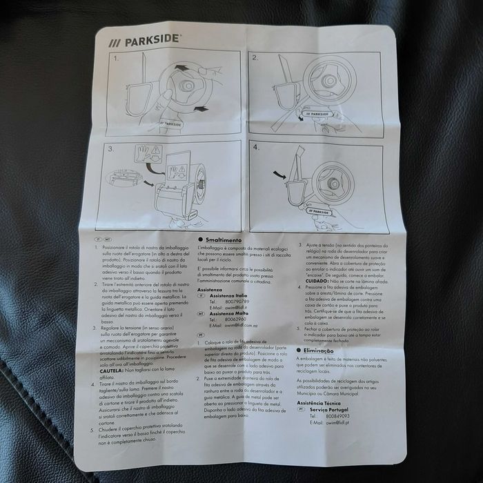 NOVO Dispensador de Fita para Embalar