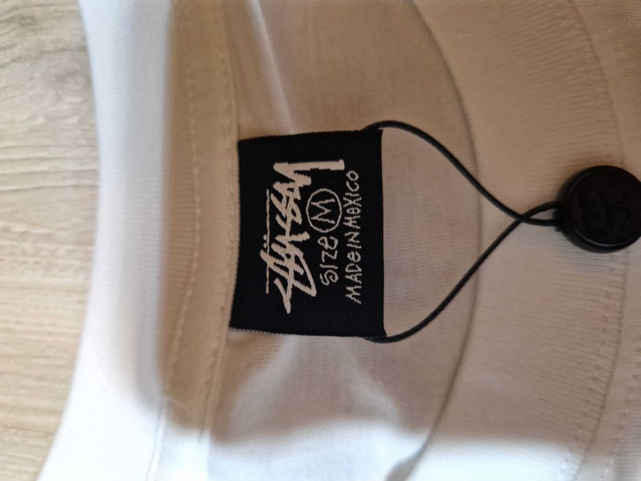 Biała koszulka nike x stüssy