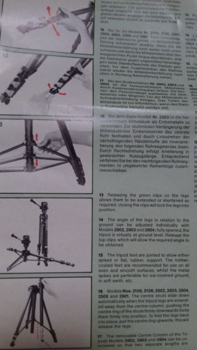 Tripé Cullmann - Carbono para fotos ou filmagem