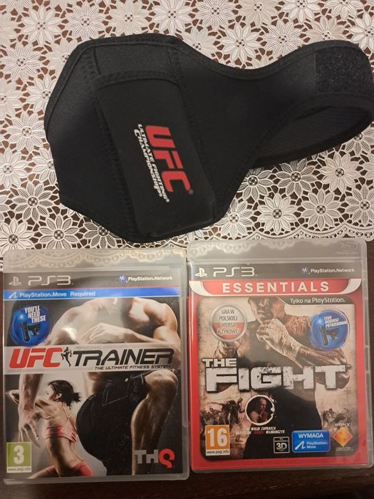 2 Gry na Playstation3 move UFC trainer i The fight